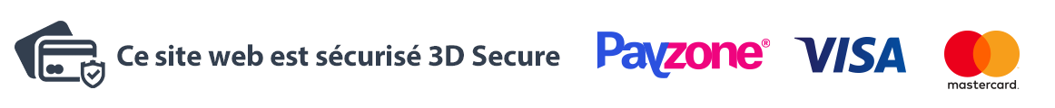 Moyens de paiement acceptés : cartes bancaires via Payzone (paiement sécurisé)